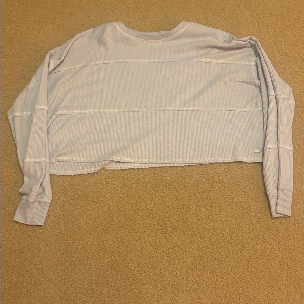 Light Blue Cropped long sleeve